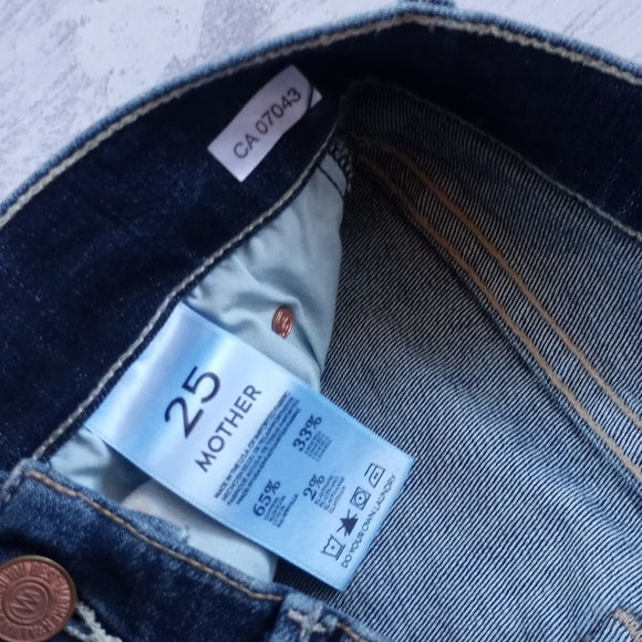 MOTHER The Rascal Women's Jeans Here Kitty Kitty