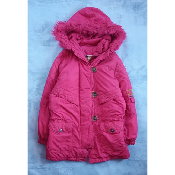 VINTAGE 90s ISPO Winter Red Parka UNISEX