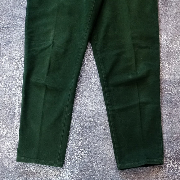 VINTAGE 1990s MOM JEANS JACOB GREEN DENIM JEANS SIZE: 32
