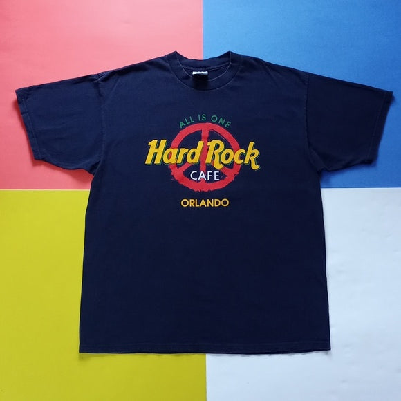 Vintage 1998 Hard Rock Cafe Orlando All Is One T-Shirt Unisex