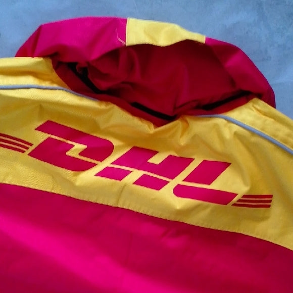 Official DHL Red and Yellow Winter Jacket Uniform