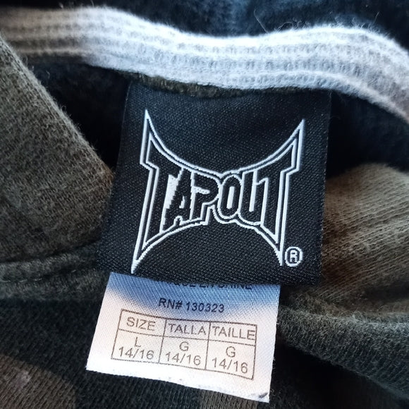 KIDS Tapout Green Hoodie MMA