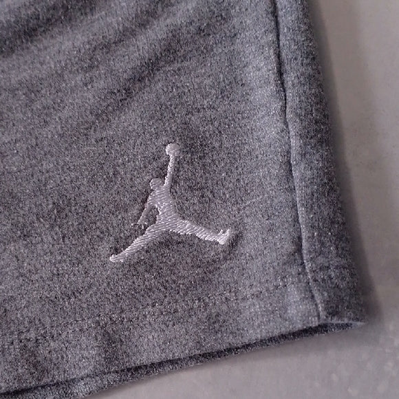 Jordan Gray Shorts with Red Logo KIDS