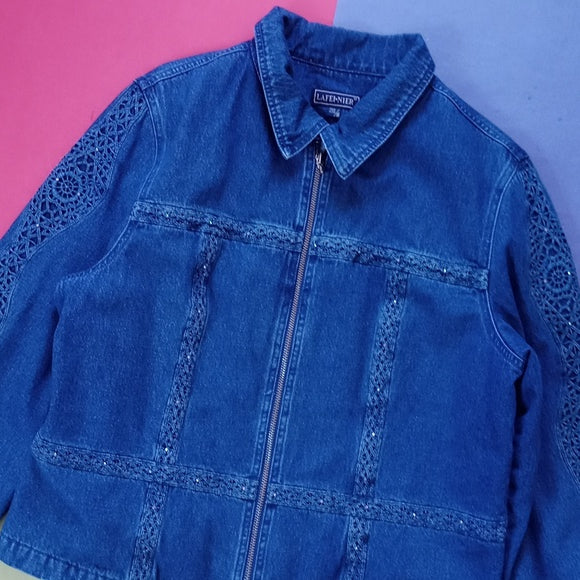 Vintage Lafei Nier Laced Demin Jacket