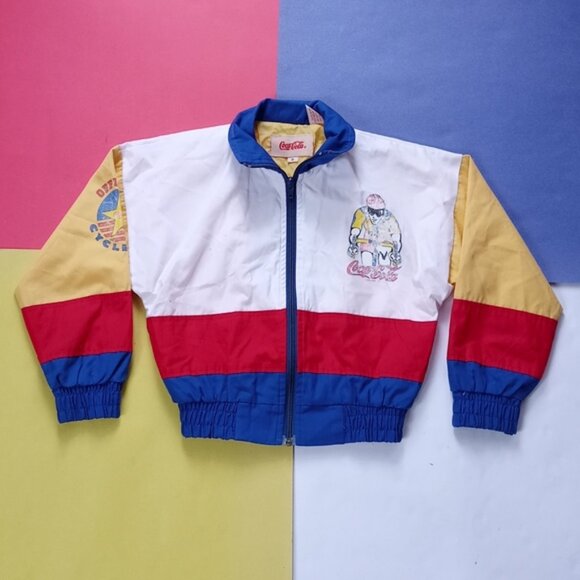Vintage EXCLUSIVE Kids Coca-Cola Cycling Club PROMO 4-tone Jacket