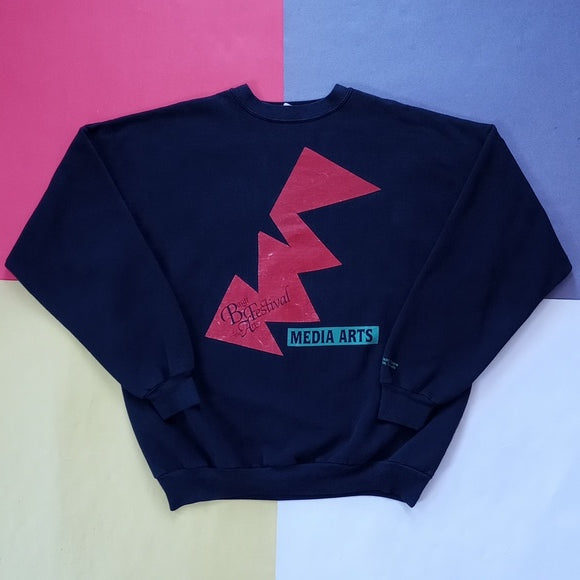 Vintage 90s Banff Festival Of The Arts MEDIA ARTS Sweater Unisex