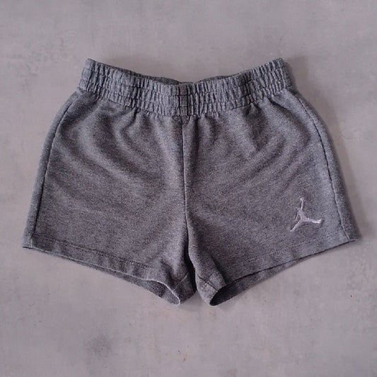 Jordan Gray Shorts with Red Logo KIDS