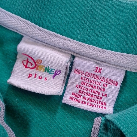VINTAGE Disney Plus Winnie the Pooh Tigger Embroidered Polo T-Shirt