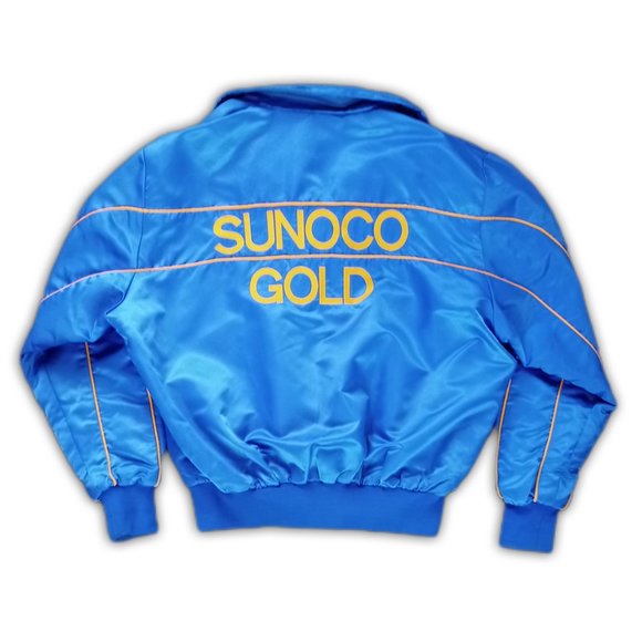 Vintage 90s SUNOCO GOLD CAM2 Embroidered Zip Up Jacket UNISEX