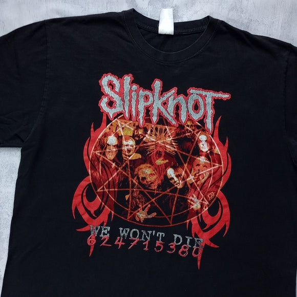 00’s Vintage Slipknot We Won’t Die 624715380 T-Shirt