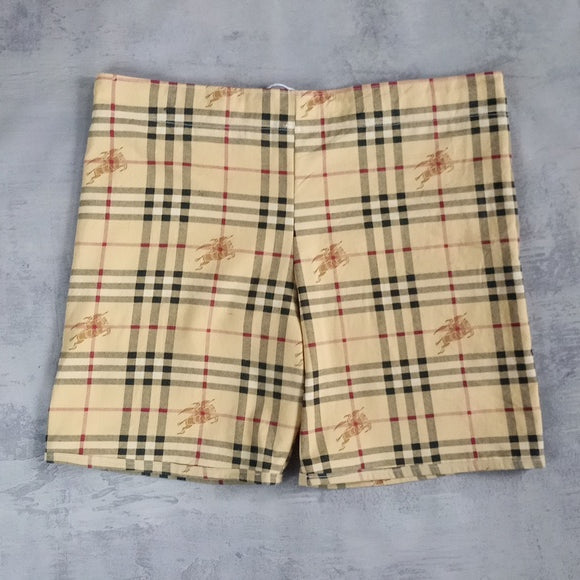 Limited Edition Reworked Vintage 'Burberry' Boom Box Benny Unisex Shorts