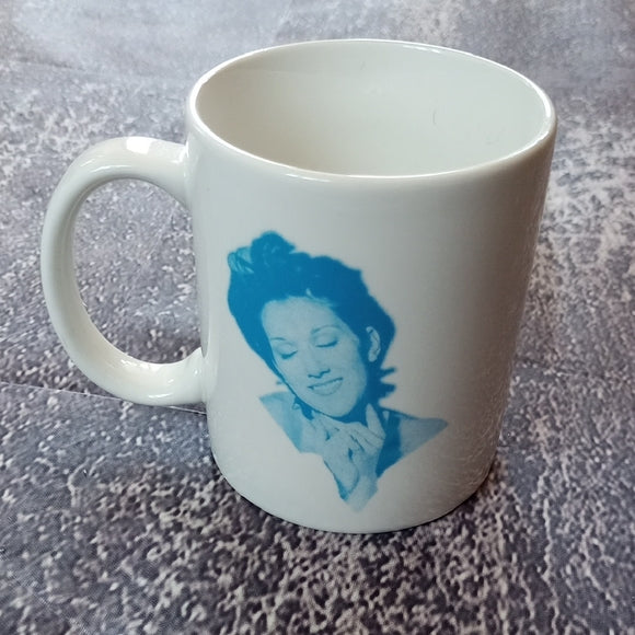 Vintage 1998-99 Celine Dion Let's Talk About Love World Tour Vintage Coffee Mug
