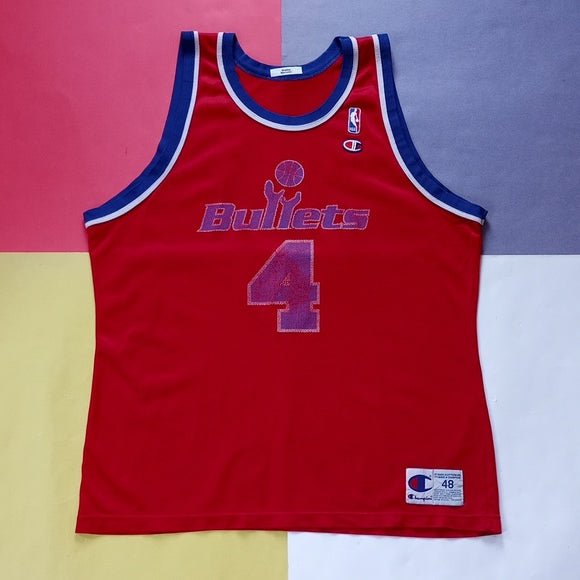 Vintage 1990s NBA Chris Webber Washington Bullets Jersey