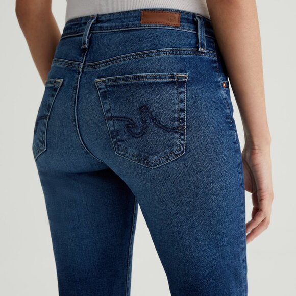 AG ANGEL EXTENDED Low Rise Boot Flare Denim Jeans