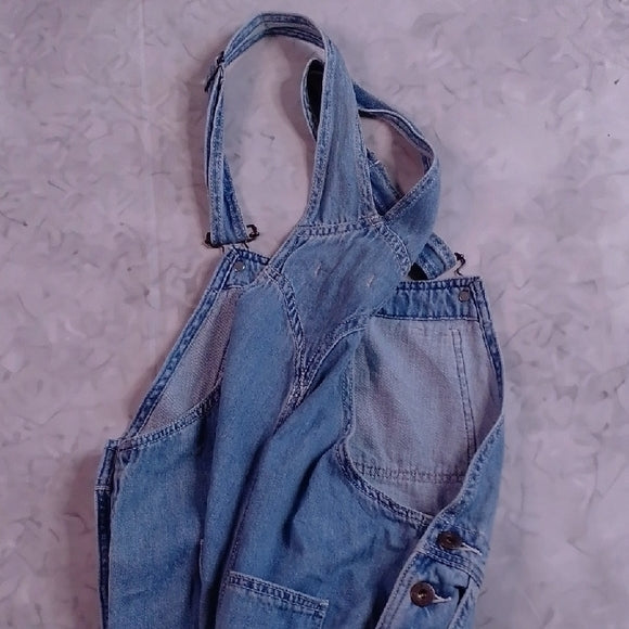 FREE PEOPLE Vintage Style Denim Overalls Workwear