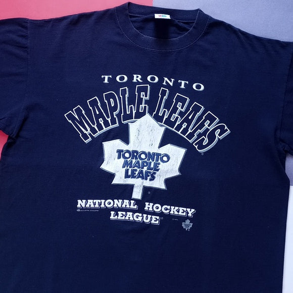 Vintage 1990s Toronto Maple Leafs NHL Graphic T-Shirt unisex