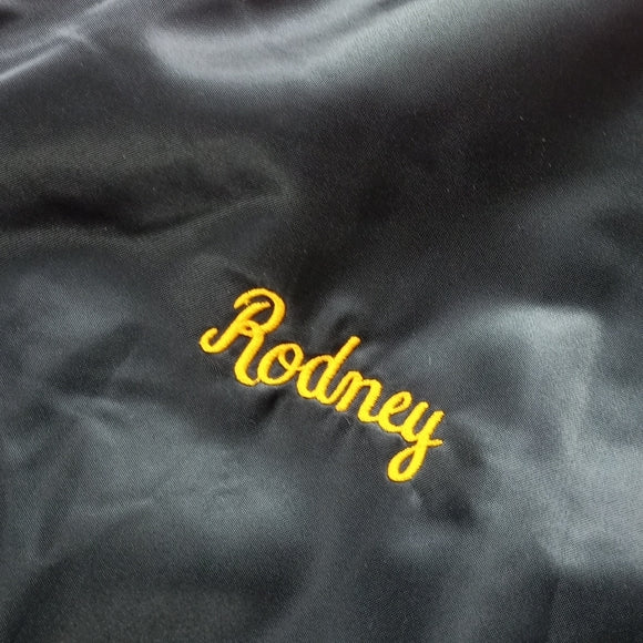 Vintage 1990s Triple M Demolition Embroidered Zip-Up Jacket