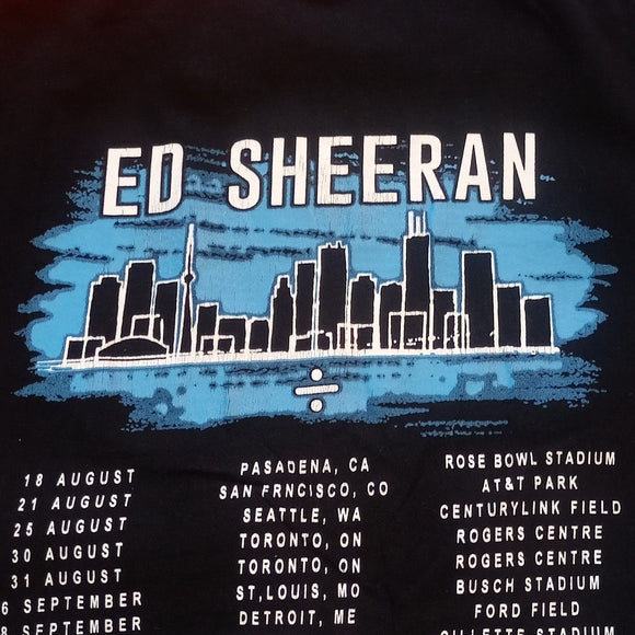 Official Ed Sheeran World Tour 2018 Band Graphic T-Shirt UNISEX