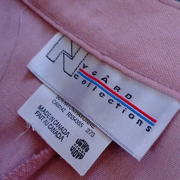 NWT Vintage 90s Elegant Pink Women's Pants NYGARD COLLECTION