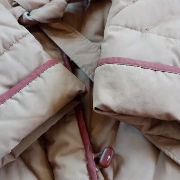 Vintage 1980s Cyclone Goose Down Shell Puffer Long Jacket