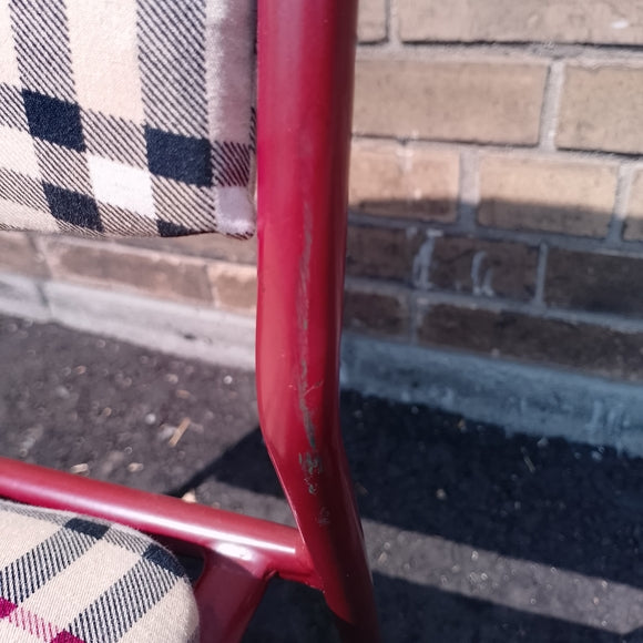 Vintage 8600 Burberry Upholstered Stack Chair – One of a Kind