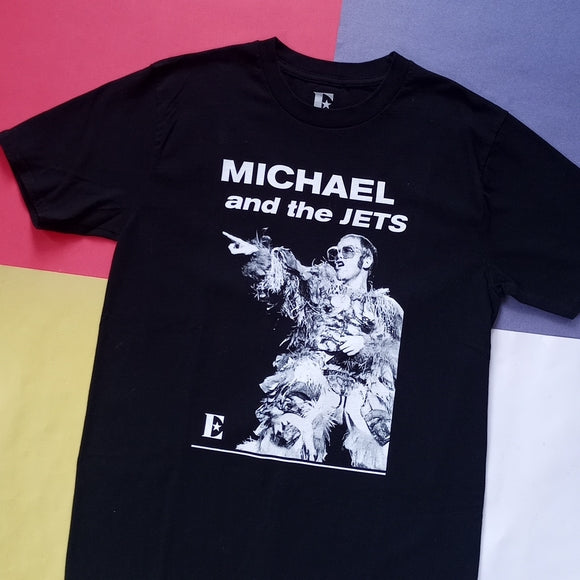 2018 NWOT Elton John Michael and the JETS Band T-Shirt Unisex