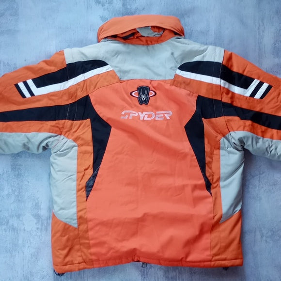 Vintage 90s SPYDER Ski Jacket Orange Entrant Dermizax-EV