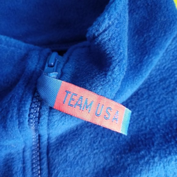 Team USA Olympic Zip-Up Fleece Vest