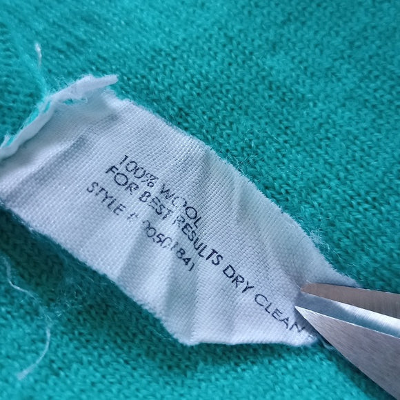 Club Monaco Green Wool Sweater Shirt