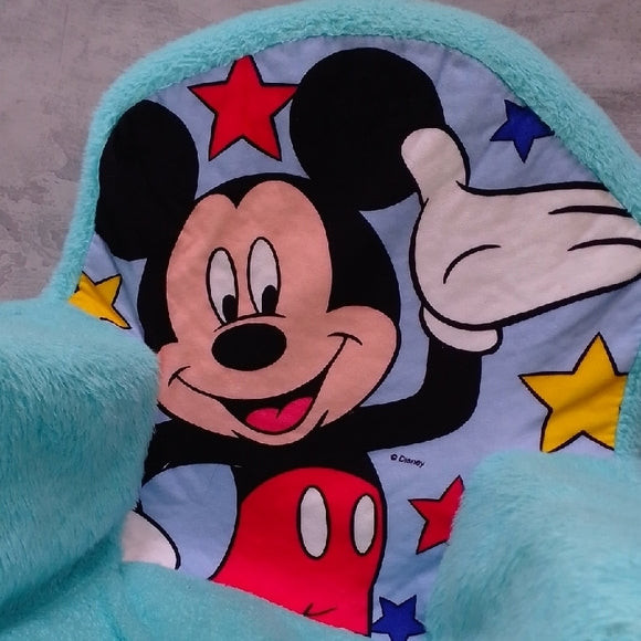 Vintage Disney Mickey Mouse Kids Plush Chair Foam