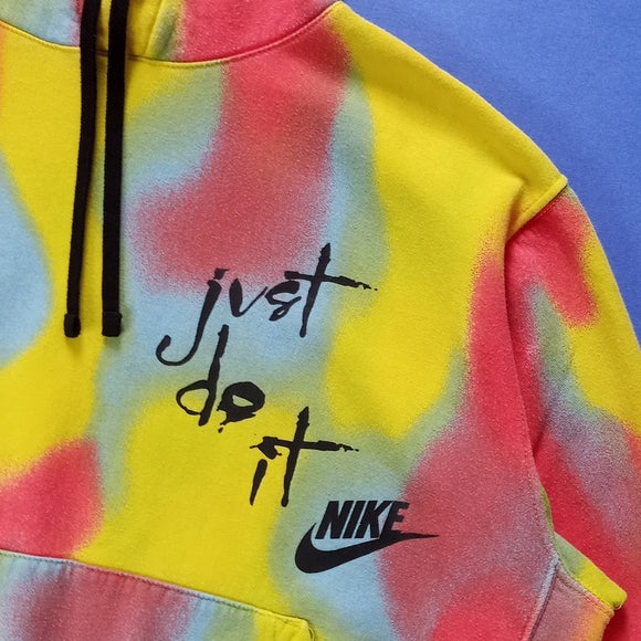 Nike Action Speak Louder Than Anything Tie Dye Hoodie