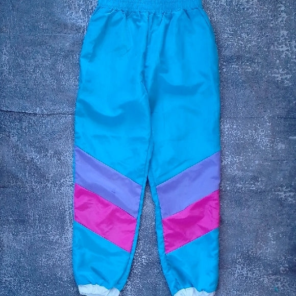 Womens Colorful Windbreaker Set Pink/Blue/Purple