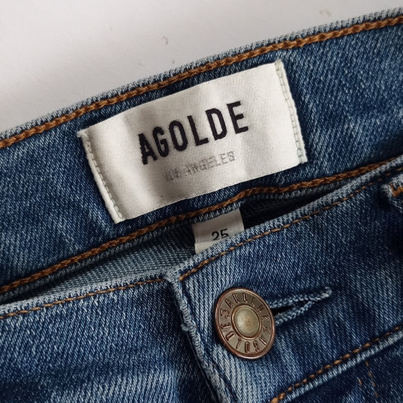 Women's AGOLDE Sophie Mid Rise Ankle Skinny Denim Jeans A123C-1156
