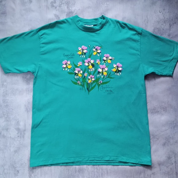 Vintage 1989 Chimp Pansy's Petal Pets Graphic Single Stitch T-Shirt