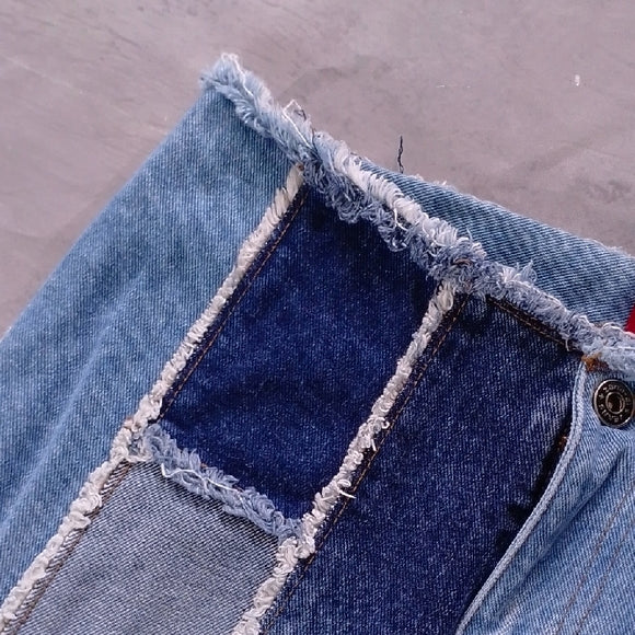 Vintage 90s Zana di Patchwork Denim Jeans