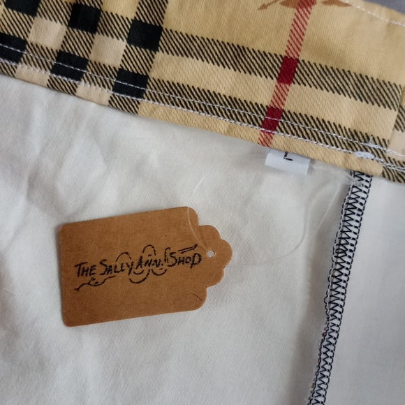 Limited Edition Reworked Vintage 'Burberry' Boom Box Benny Unisex Shorts