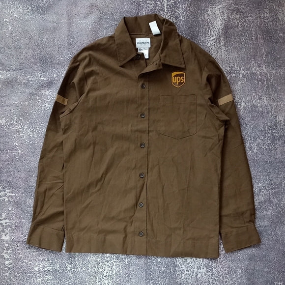 UPS UNIFORM BUTTON UP SHIRT LONGSLEEVE UNISEX