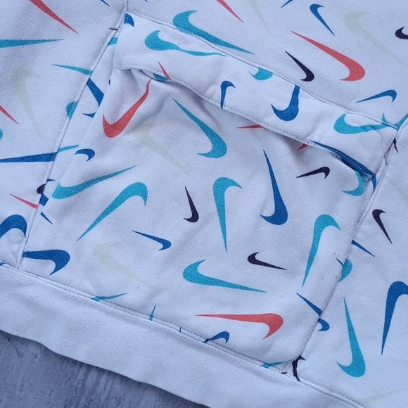 Nike Logo Print Hoodie With Pouch Sweater