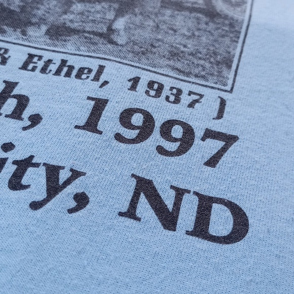 Vintage 1997 Hass Family Reunion July 5th, Valley City, ND Single Stitch T-Shirt