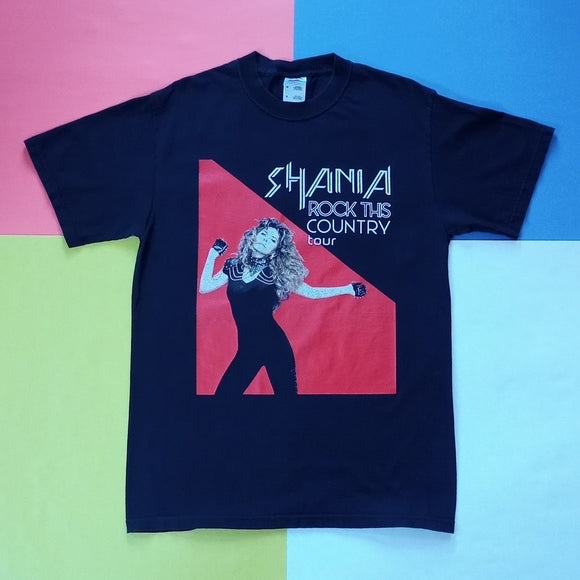 Shania Twain Rock This Country Tour Band T-Shirt