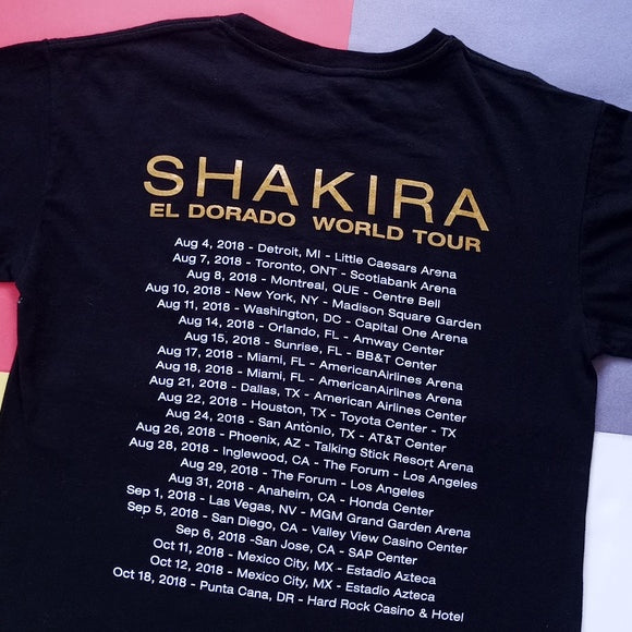 2018 SHAKIRA EL DORADO WORLD TOUR T-Shirt UNISEX