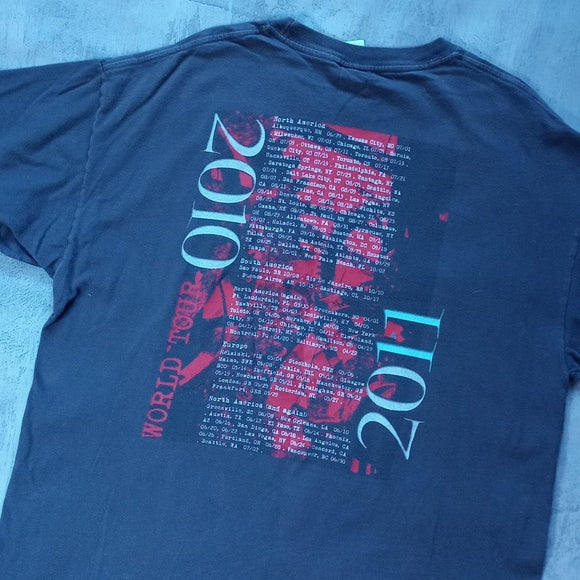 RUSH 2010-11 time Machine World Tour Graphic T-Shirt UNISEX