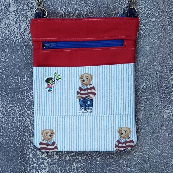 Reworked Polo Bear Ralph Lauren Crossbody Bag – Unisex