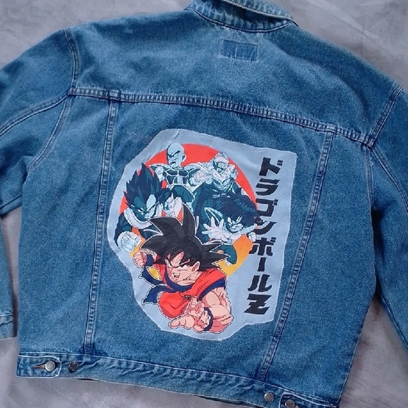 Vintage REWORKED DRAGON BALL Z CHEROKEE GOKU UPCYCLE