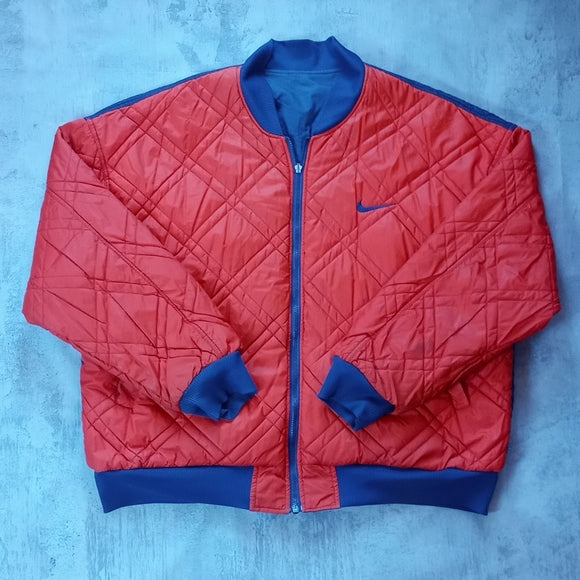Vintage 90s Nike Big Logo Reversible Jacket