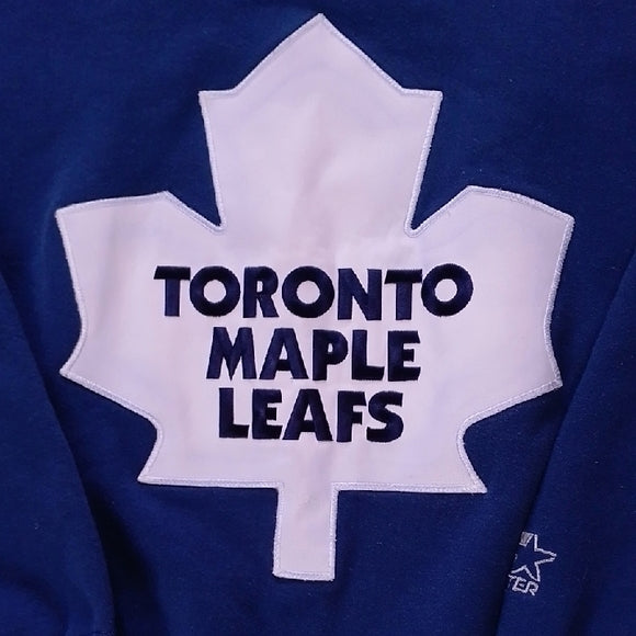 RARE VINTAGE 90s Starter Toronto Maple Leafs The One Pound Fleece Crewneck