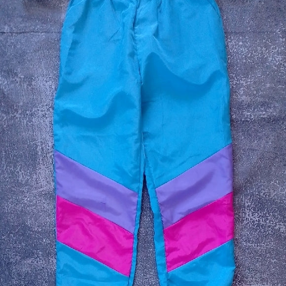Womens Colorful Windbreaker Set Pink/Blue/Purple