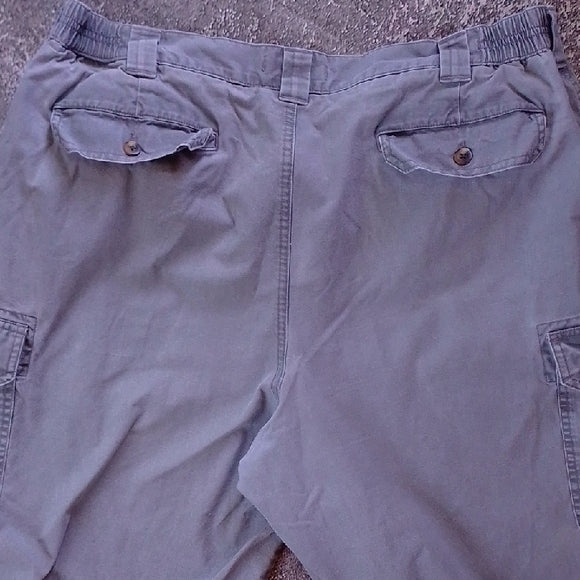 LLBEAN Men's Gray Cargo Pants BAGGY