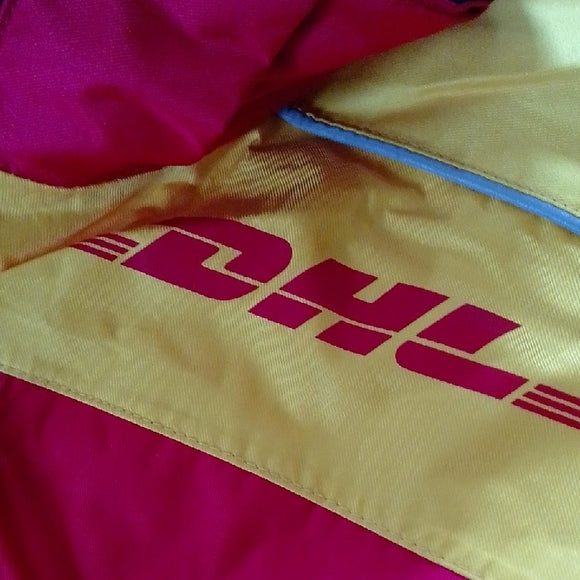 Official DHL Red and Yellow Winter Jacket Uniform