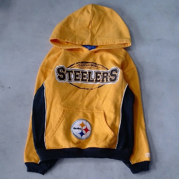 Kids Yellow and Black Steelers Hoodie